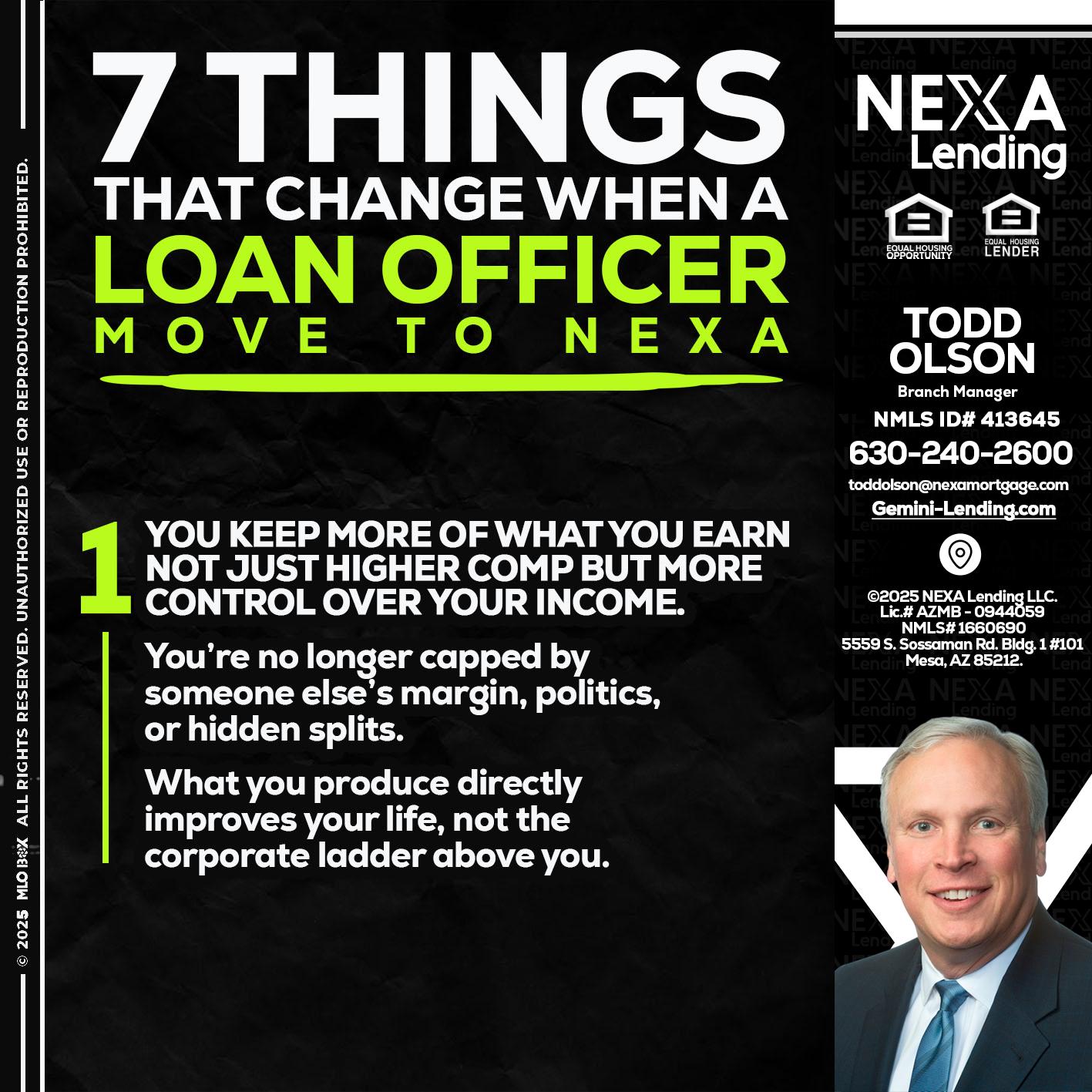 7 THINGS (1) - Todd Olson -Branch Manager