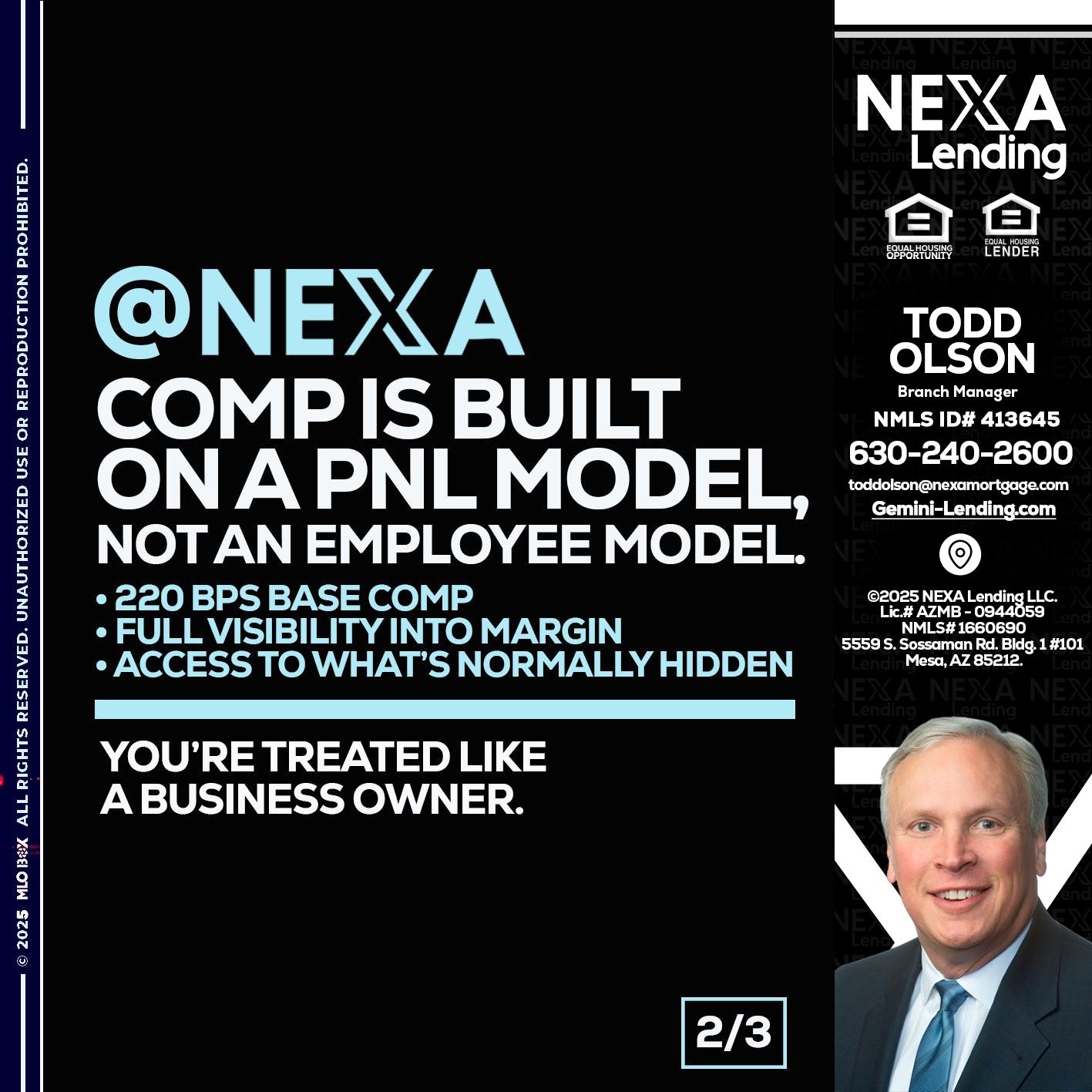 2 OF 3 - Todd Olson -Branch Manager
