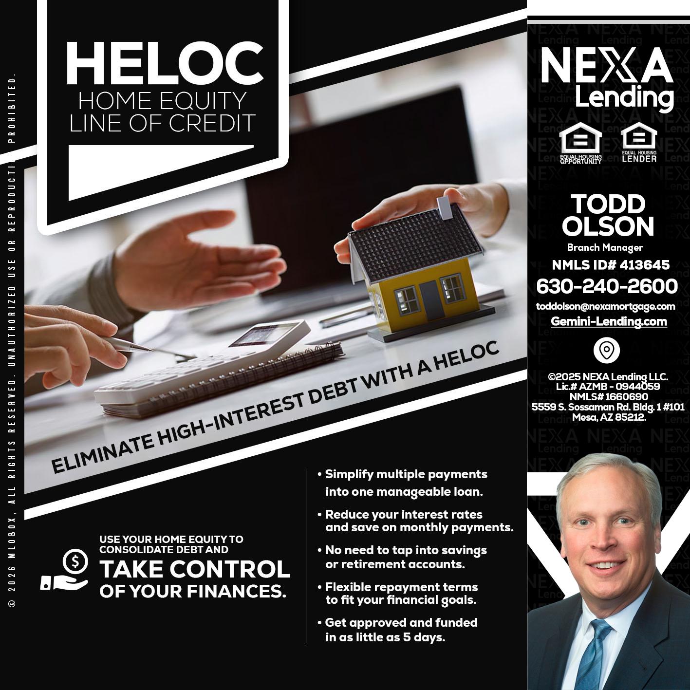 HELOC - Todd Olson -Branch Manager
