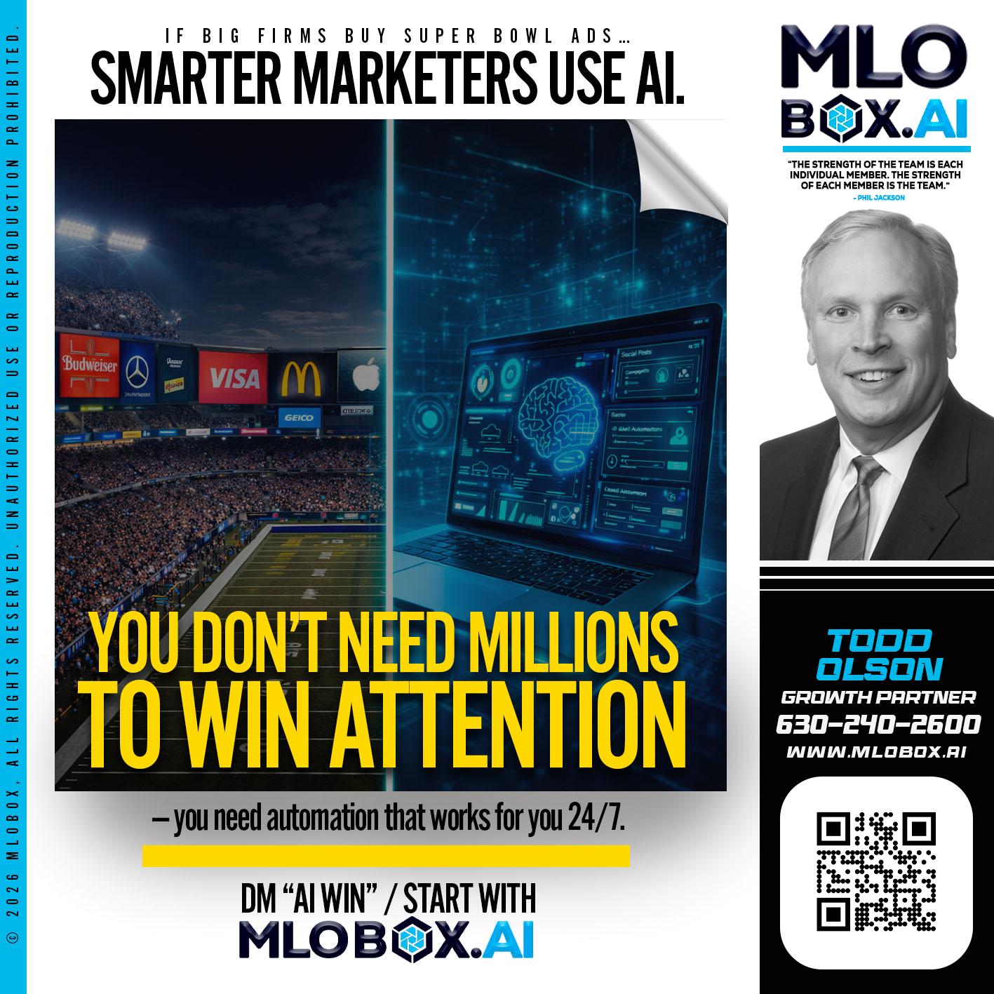 you don't need - Todd Olson -Branch Manager