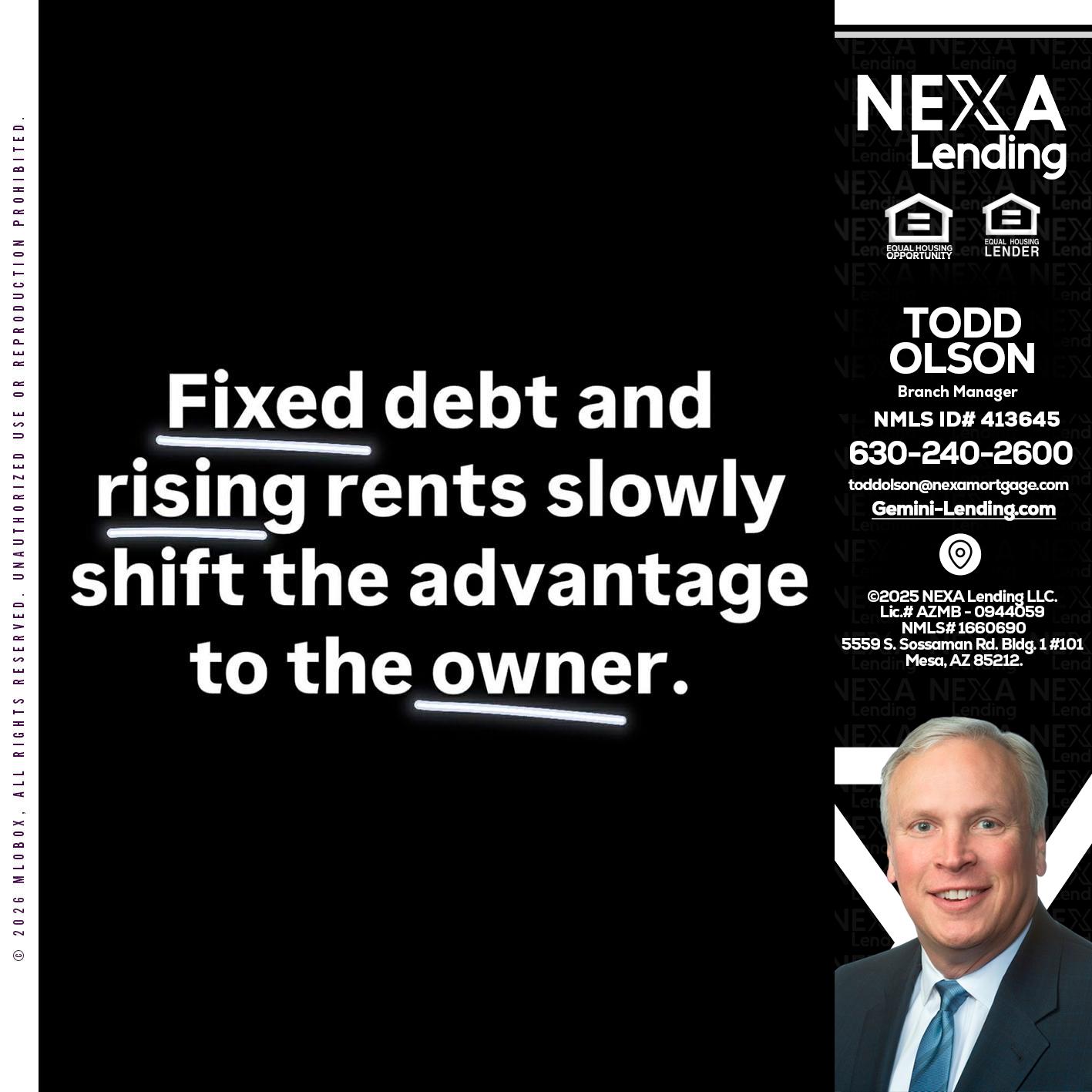 FIXED DEBT - Todd Olson -Branch Manager