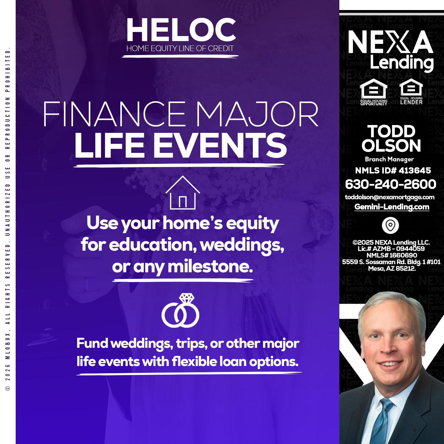 HELOC - Todd Olson -Branch Manager