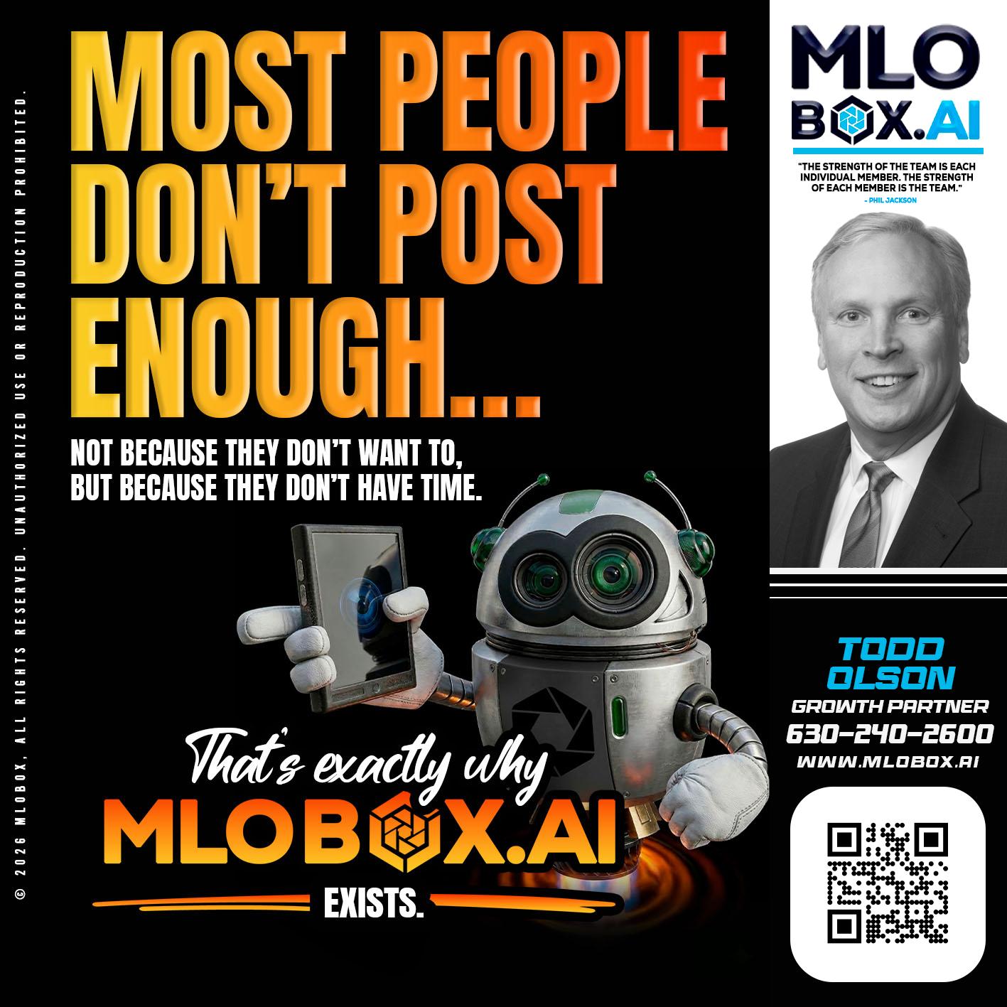 most people - Todd Olson -Branch Manager