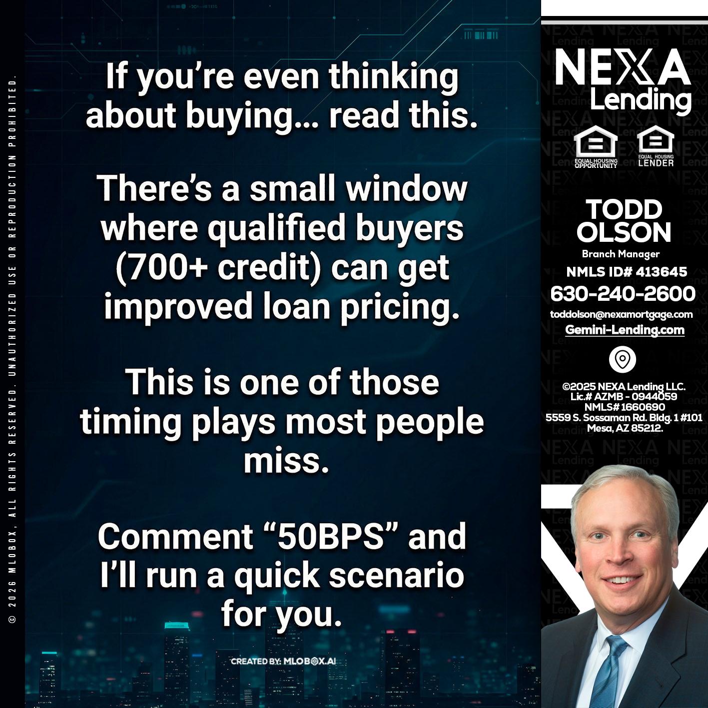 IF YOU EVER - Todd Olson -Branch Manager