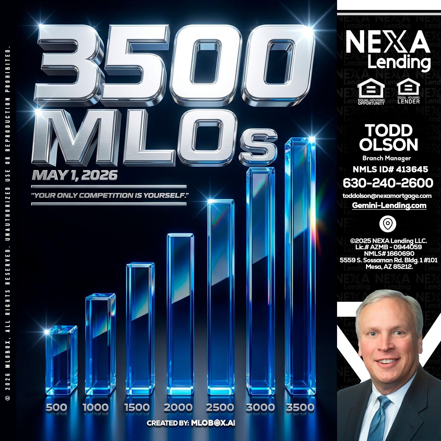 3500 MLOs - Todd Olson -Branch Manager