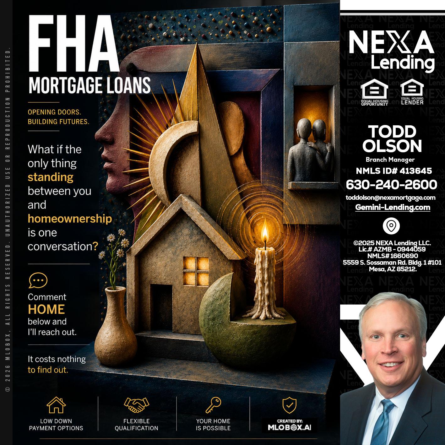 FHA - Todd Olson -Branch Manager