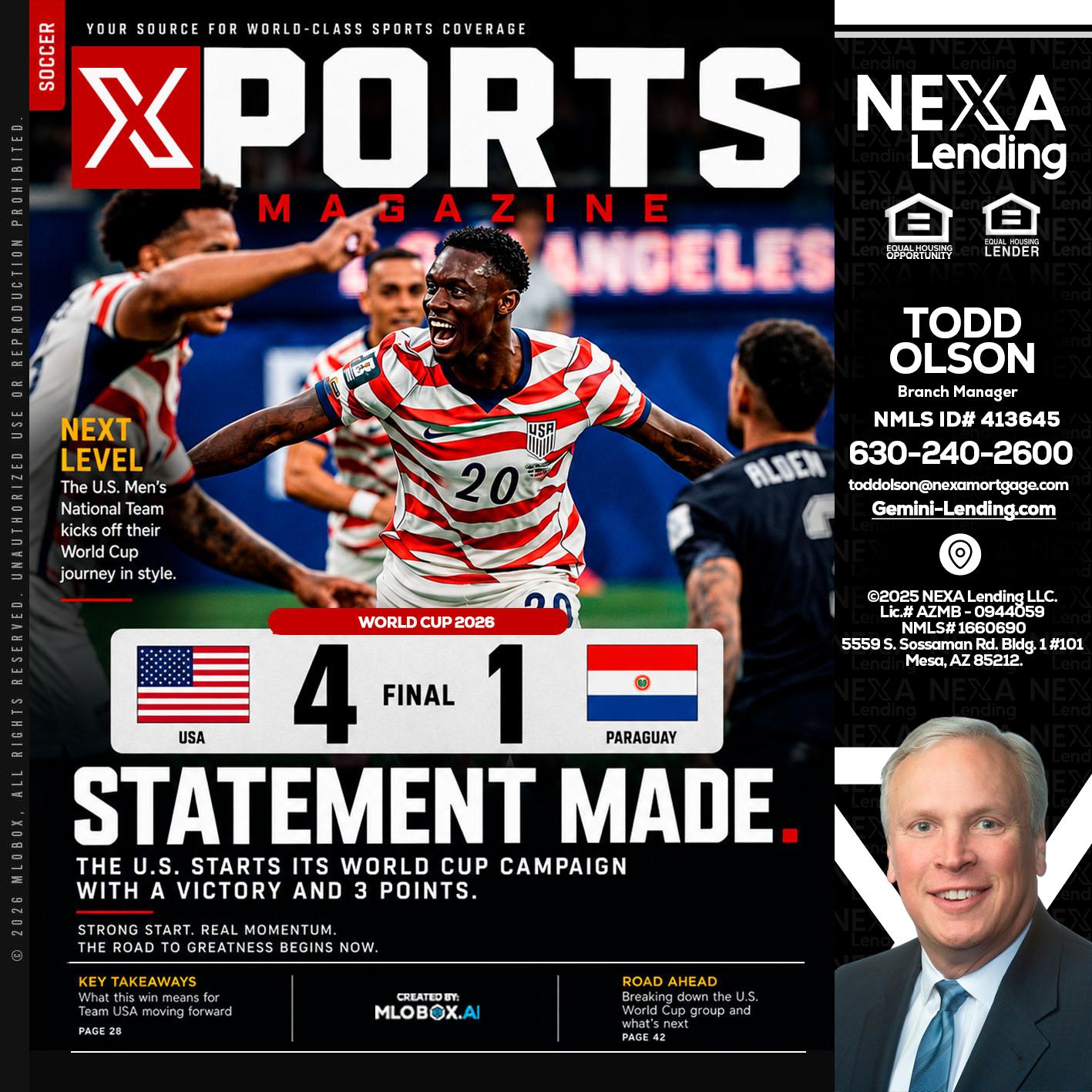 XPORTS - Todd Olson -Branch Manager