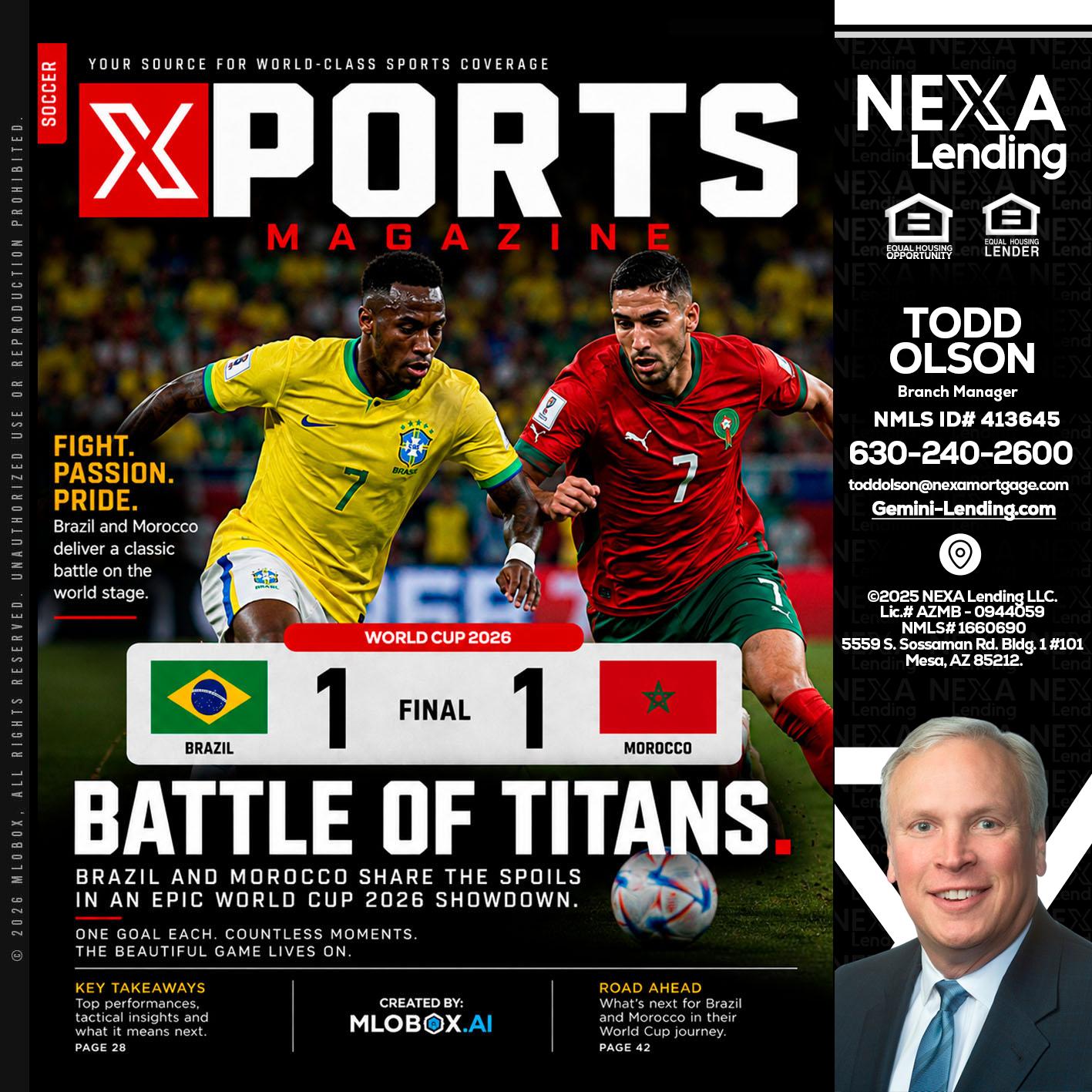 XPORTS - Todd Olson -Branch Manager